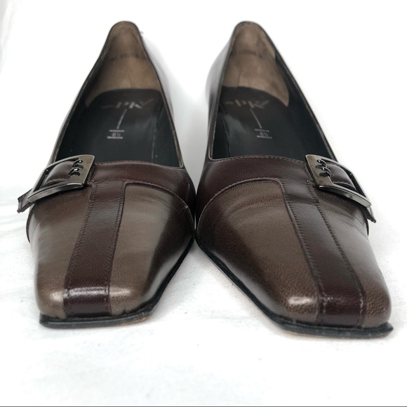 Peter Kaiser Brown Leather Heels - Picture 6 of 16